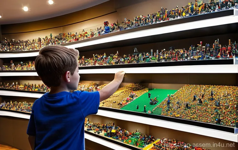 레고 라이선스 작품의 인기 비결 - **Prompt 2: "Inside a brightly lit, modern design studio. A female LEGO designer, wearing a casual b...