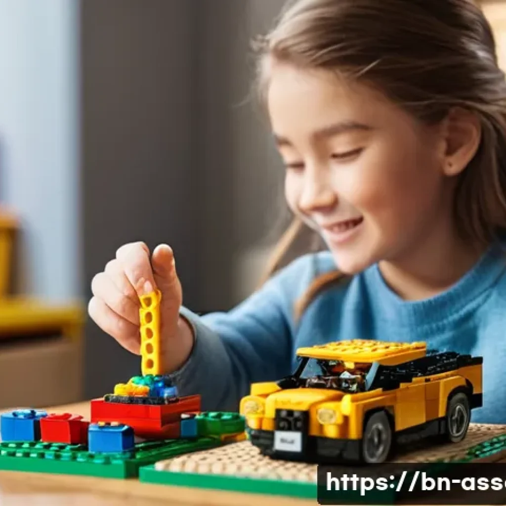 레고 자동차 조립 시간 - **Prompt 1: Collaborative LEGO Car Building**
"A cozy, brightly lit living room scene where a yo...